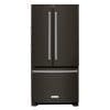 Réfrigérateur à portes françaises 33'' de 22 pi.cu, Black stainless, KitchenAid