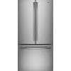 24.8 cu. ft. Refrigerator with French doors, Stainless stain guard