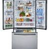 24.8 cu. ft. Refrigerator with French doors, Stainless stain guard - Image 2