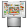 22 cu.ft. Whirlpool 33'' Stainless steel French door refrigerator - Image 2