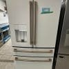 36" Smart Refrigerator, 27.8 cu.ft, Double drawer freezer, Matte white - Image 4
