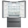 Moffat 22.5 cu.ft. Refrigerator, Double freezer drawer, Stainless steel - Image 2