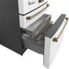 Réfrigérateur intelligent 36", 27.8 pi.cu, Tiroir congélateur double, Blanc mat - CVE28DP4NW2 – Image 3