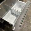 Moffat 22.5 cu.ft. Refrigerator, Double freezer drawer, Stainless steel - Image 9