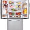 InstaView French Door Refrigerator 33'', 25.1-cu. ft, Quick Freeze, Stainless - Image 2