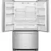 Réfrigérateur KitchenAid à porte française de 25.1 pi.cu, Stainless – Image 2