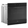 Four encastré, 4.3 pi.cu, Convection, Friture à air, Whirlpool, Noir - WOES5027LB – Image 2