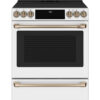 Cuisinière encastrée à induction, Tiroir de cuisson, 5.7 pi.cu, Blanc mat - CCHS900P4MW2