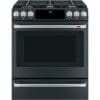Cuisinière au gaz encastrée, 21 000 BTU, Convection véritable, Noir mat - CCGS700P3MD1