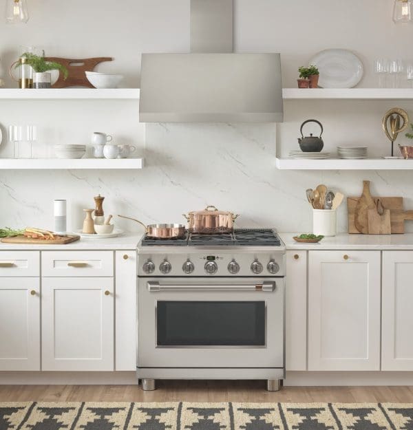 Cuisinière au gaz 36", Style commercial, 6 brûleurs, Stainless - CGY366P2TS1 – Image 4