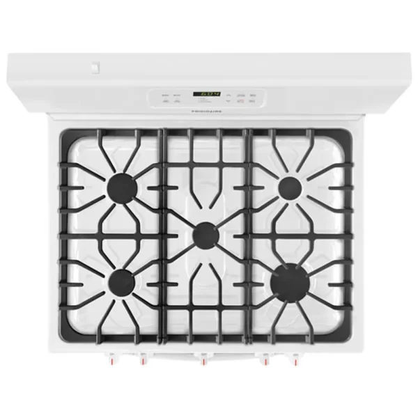 Cuisinière au gaz Frigidaire de 5 pi.cu, Blanche – Image 3