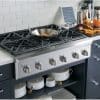 36″ Gas Cooktop, 6 burners, Commercial style, Stainless - Image 5