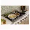 36″ Gas Cooktop, 6 burners, Commercial style, Stainless - Image 4