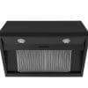 Hotte de Cheminée murale 30'', 590 CFM, Noir mat - CVW93043PDS
