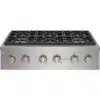 Plaque de cuisson au gaz 36", 6 brûleurs, 23 000 BTU, Stainless - ZGU366NTSS