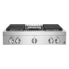 36'' Cooktop, 4 Gas burners, Grill, Jenn-Air, Stainless