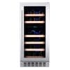 Wine Cell'R 15'' Built-in Cellar, 26 bottles, 2 zones, Stainless steel