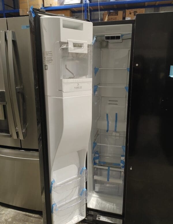 Réfrigérateur Whirlpool 36", Profondeur comptoir, Côte-à-côte, 20,6 pi.cu, Noir - WRS571CIHB – Image 10