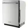 24'' Dishwasher, 3rd rack, Stainless, 44 dBA, KitchenAid - Image 3