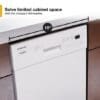 Lave-vaisselle à 2 paniers Whirlpool 18", 8 couverts, 50 dBA, Blanc - WDPS5118PW – Image 2