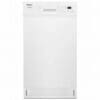 Lave-vaisselle à 2 paniers Whirlpool 18", 8 couverts, 50 dBA, Blanc - WDPS5118PW