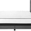 Lit Queen - Tissu Gris - Monarch Specialties – Image 3