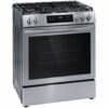 Cuisinière au gaz Frigidaire 30’’, 5 brûleurs, 5.1 pi.cu, Stainless - FCFG3062AS
