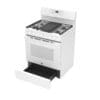 Cuisinière au Gaz 30'', 18 000 BTU, Convection, Friture à air, Blanc - JCGB735DPWW – Image 3