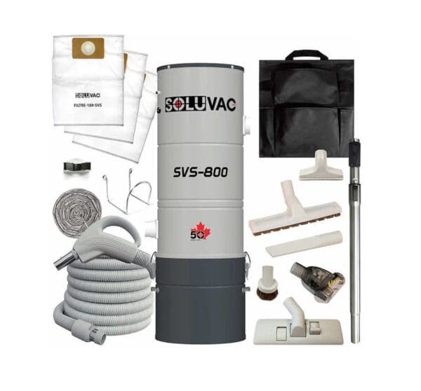 SoluVac central vacuum, 151.4 CFM, 7500 ft - Image 3