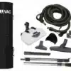 SoluVac central vacuum, 151.4 CFM, 7500 ft, Black - Image 3