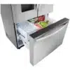LG 36’’ Refrigerator, French-door, Counter-depth, 26 cu.ft, Wi-Fi, Stainless - LRFXC2606S - Image 3