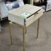 24" H Accent Table, Beige Marble Look and Gold Metal - Monarch Specialties - Image 4