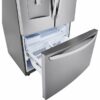 Réfrigérateur à portes françaises LG 36'', 29 pi.cu, Eau et glace, Stainless - LRFWS2906S – Image 3