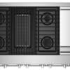 Jenn-Air 48" Gas Range, Dual Fuel, Smart, 20,000 BTU, Black Stainless - JGRP748HM - Image 3