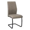 Chaises de cuisine en similicuir couleur taupe, ENS. de 2 - Monarch – Image 2