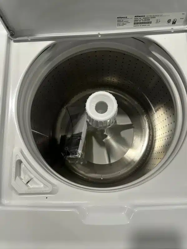 Combo laveuse-sécheuse Huebsch 27’’, Qualité commerciale, Blanc – Image 3