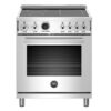 Cuisinière Bertazzoni Induction 30'', Convection, Stainless - PROF304INSXT