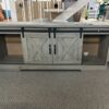 Meuble télé 60'' Gris avec 2 Portes Coulissantes - Monarch – Image 6