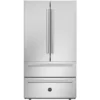 Bertazzoni 36" Refrigerator, French Doors, Stainless Steel - REF36X