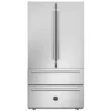 36'' French Door Refrigerator, Stainless, 22.5 cu.ft, Bertazzoni - REF36FDFIXNV