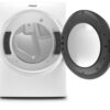 Sécheuse Whirlpool 7,4 pi.cu, Steam Refresh, Wrinkle Shield™, Blanche - YWED9620HW – Image 2