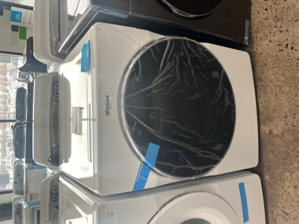 Sécheuse Whirlpool 7,4 pi.cu, Steam Refresh, Wrinkle Shield™, Blanche - YWED9620HW – Image 4
