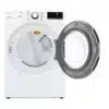 LG 7.4 cu.ft. Gas Dryer with artificial intelligence, White - DLG3601W - Image 3