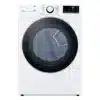 LG 7.4 cu.ft. Gas Dryer with artificial intelligence, White - DLG3601W