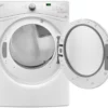 Sécheuse au gaz 27’’ Whirlpool, 7.4 pi.cu, Blanche - WGD75HEFW – Image 4