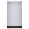 Bosch 800 Series Smart Dishwasher 18'', PrecisionWash®, Wi-Fi, Stainless - SPX68B55UC