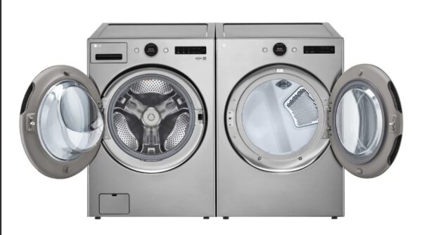 Combo Laveuse-Sécheuse LG 27’’, Wi-Fi, Superposable, Acier graphite – Image 4