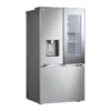 LG 36'' Refrigerator, Door in door, InstaView, 24 cu.ft, Counter depth, Stainless - SRFVC2406S - Image 3
