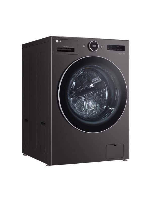 Laveuse tout-en-un à la vapeur intelligente LG, 5.7 pi³, Black steel - WM6998HBA
