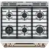 Combo cuisine blanc mat, Réfrigérateur 36’’ et Cuisinière au gaz four double – Image 3